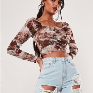 Renaissance Mesh Crop Top